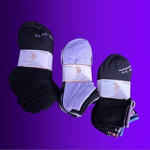 U.S. POLO ASSN. 30 PACK SOCKS ** Medium ** NIB **